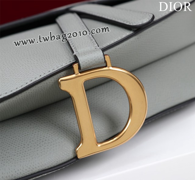 Dior专柜新款迪奥高仿原单长肩带大小号牛皮马鞍包手拎斜挎包 djfk1789